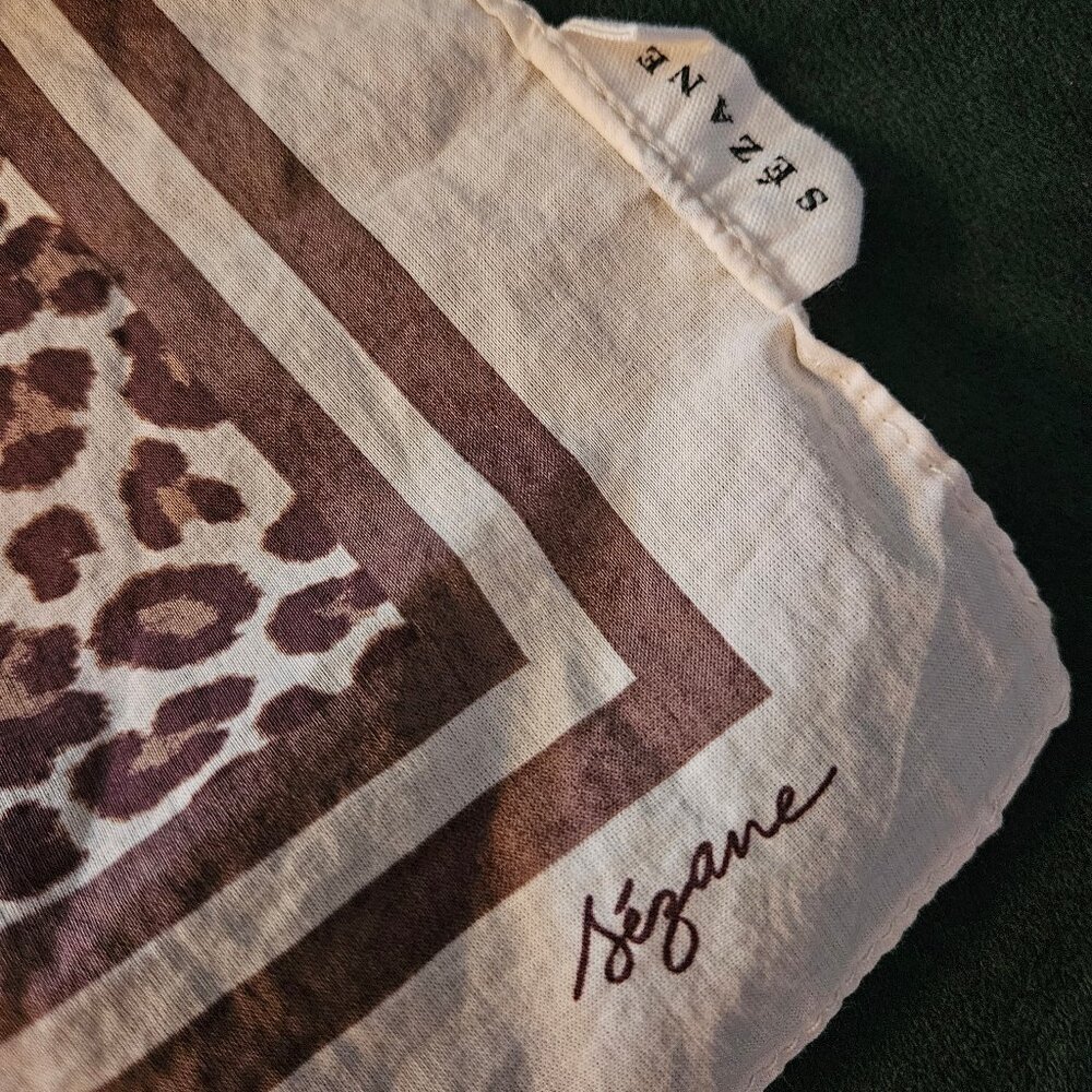 Sezane leopard print scarf - Picture 2 of 3